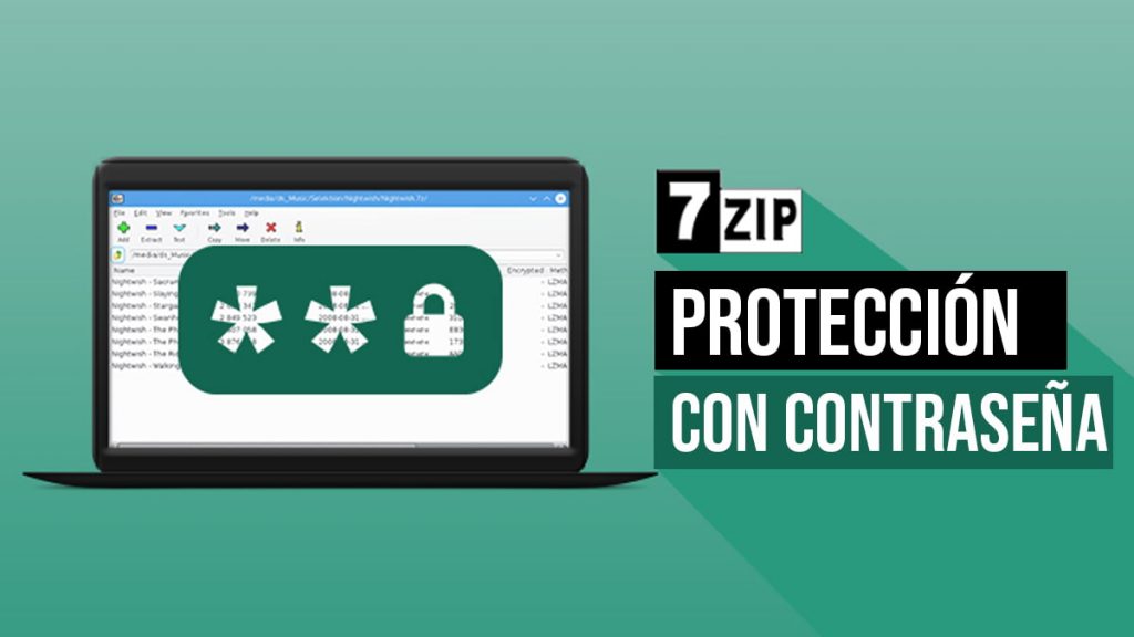 proteger archivos de 7-zip con contraseña